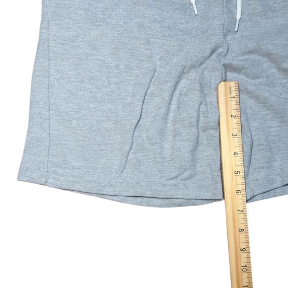 American Apparel Sweat Shorts – Heather Gray Minimalist Loungewear - Picture 5 of 5